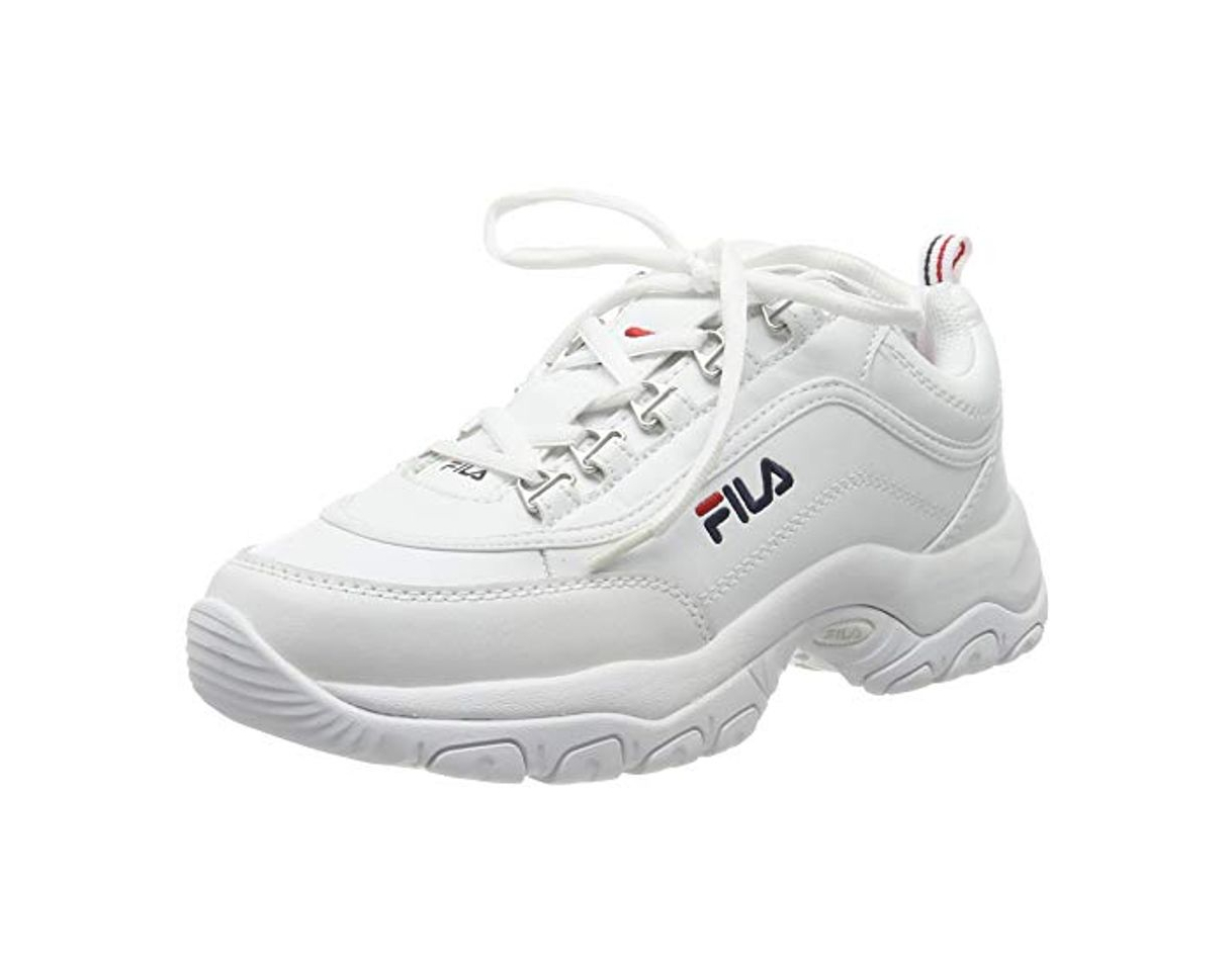 Social Fila Strada Low Wmn, Zapatillas Altas para Mujer, Blanco