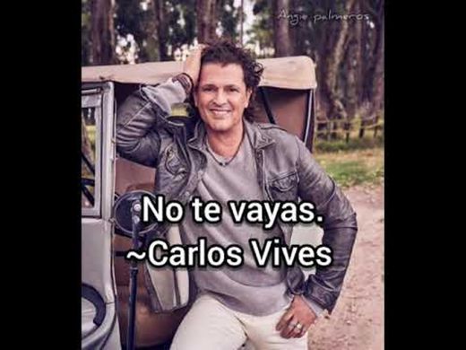 Carlos Vives - No Te Vayas (Official Video) - YouTube
