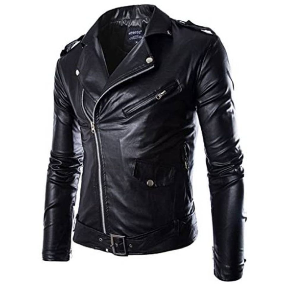 Moda Biker leather jacket