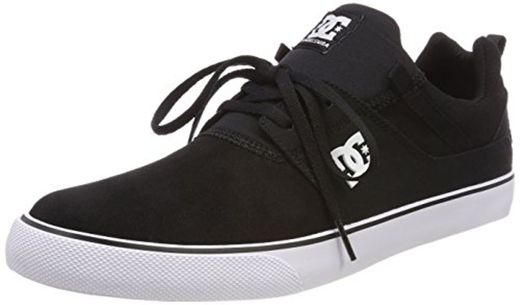 DC Shoes Heathrow Vulc, Zapatillas de Skateboard para Hombre, Negro
