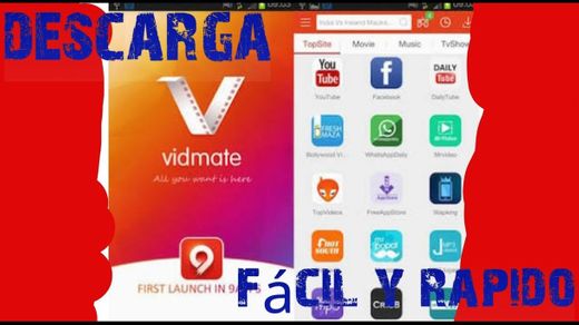 Les dejo un enlace de un APK de VidMate. 
