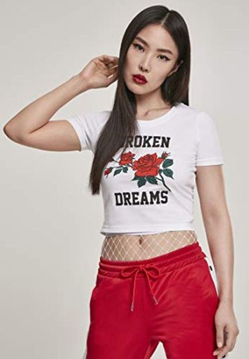 Mister Tee Broken Dreams Cropped - Camiseta para Mujer