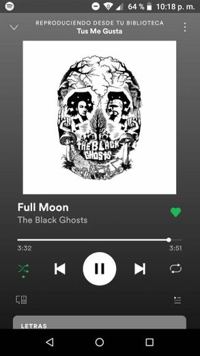Full moon (The black ghost)