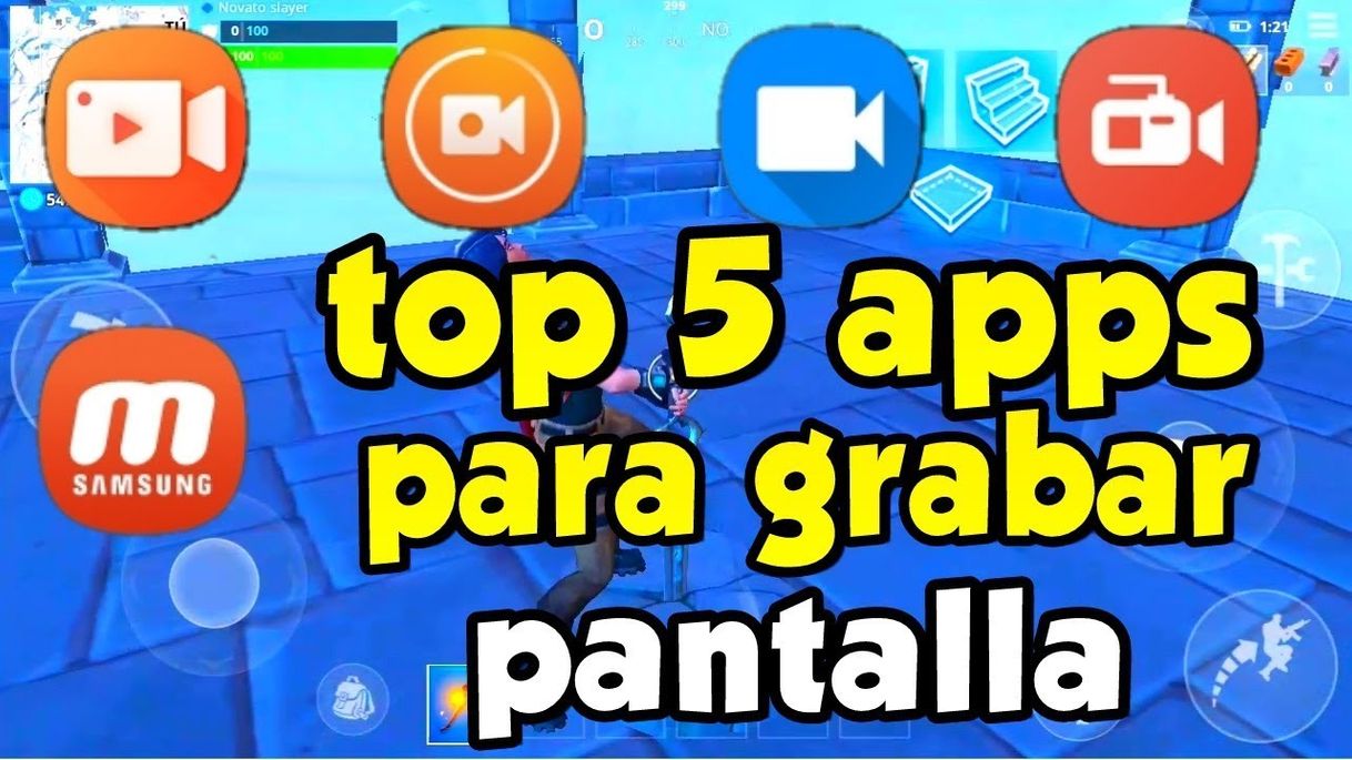 App TOP 5 MEJORES APLICACIONES PARA GRABAR PANTALLA ...🔥🦄