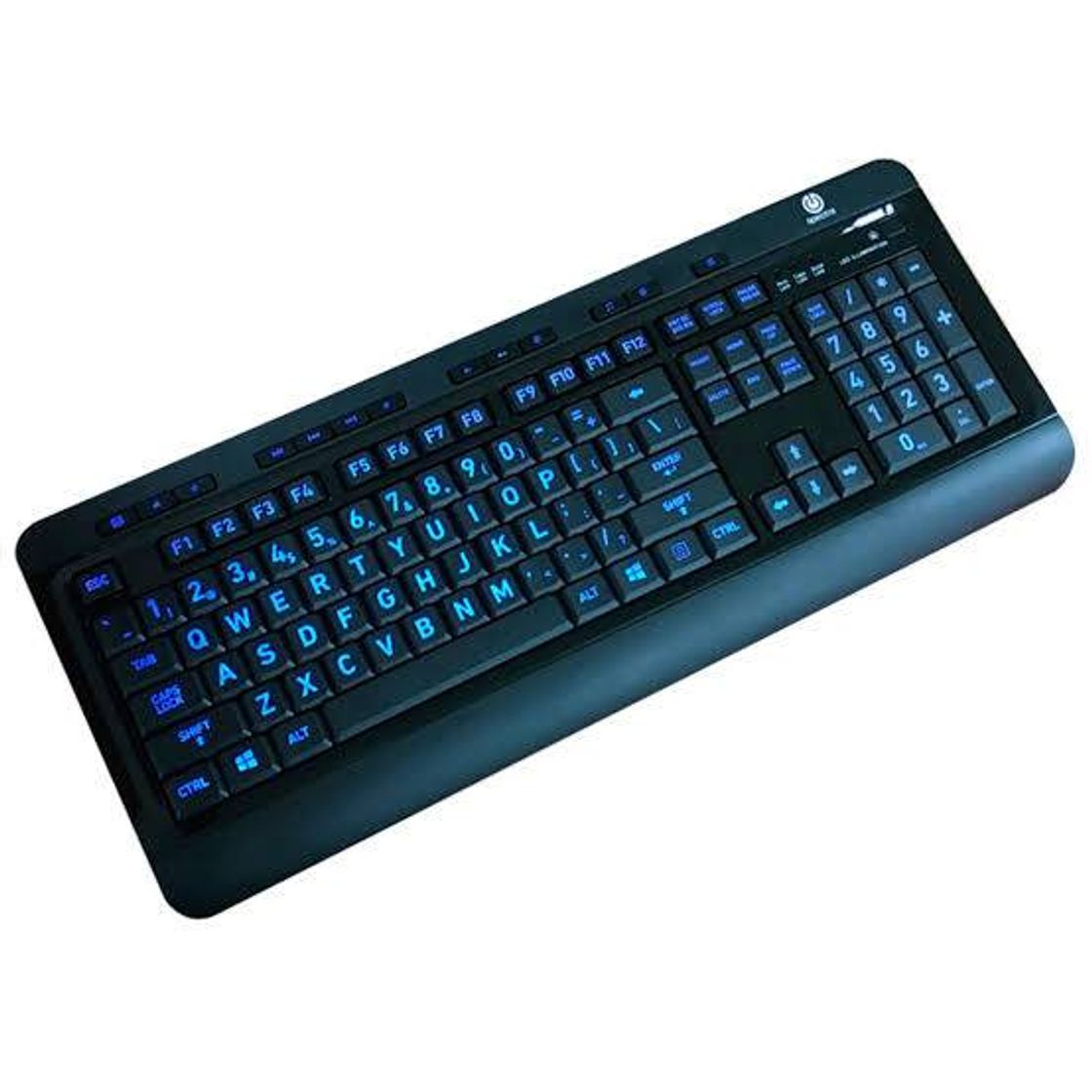 Moda Teclado Alámbrico con Letras Grandes Spectra FK3309L