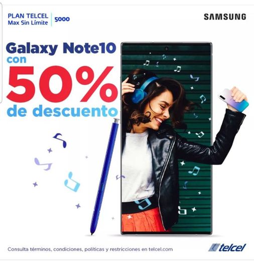 Telcel  galaxi note 10