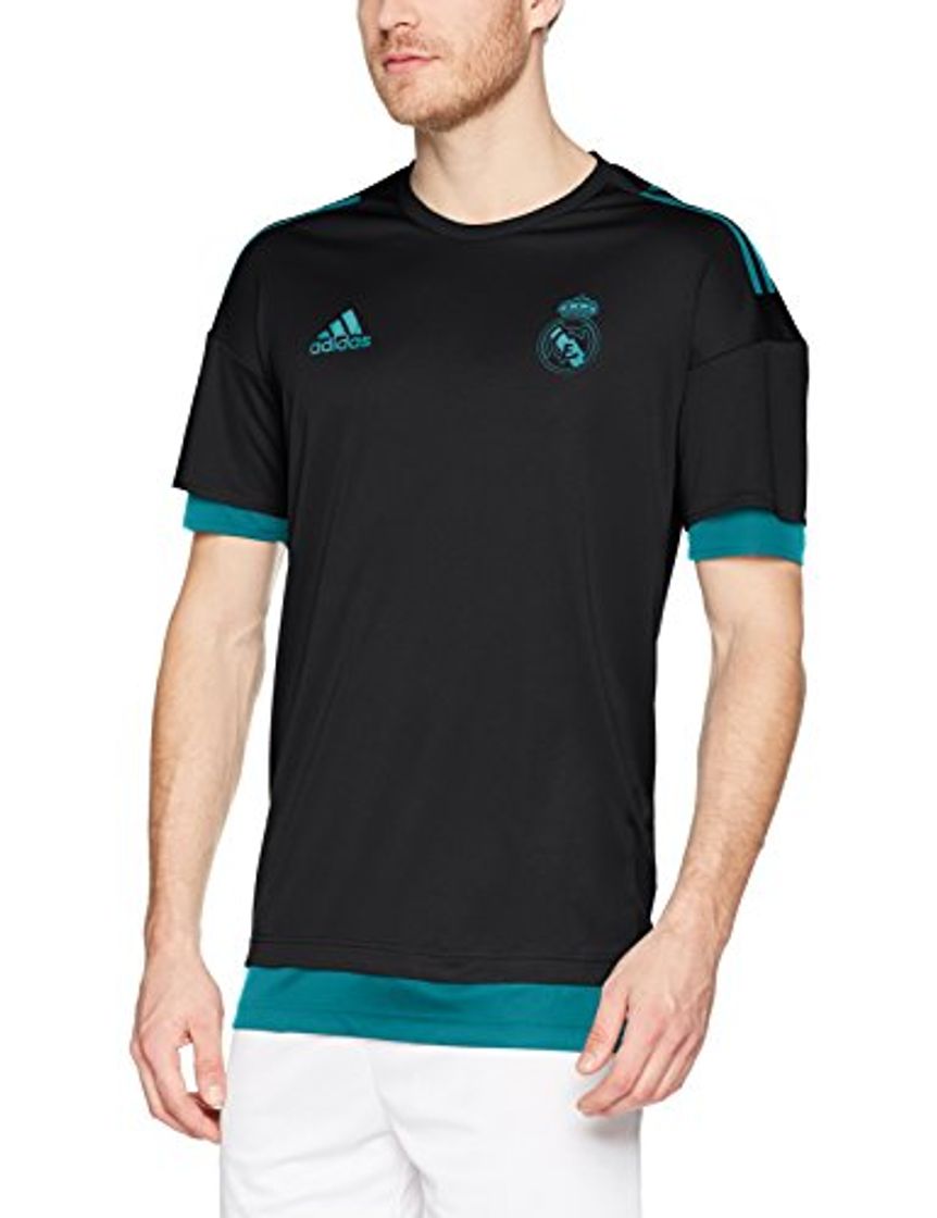 Fashion adidas EU TR JSY Camiseta Línea Real Madrid FC, Hombre, Negro