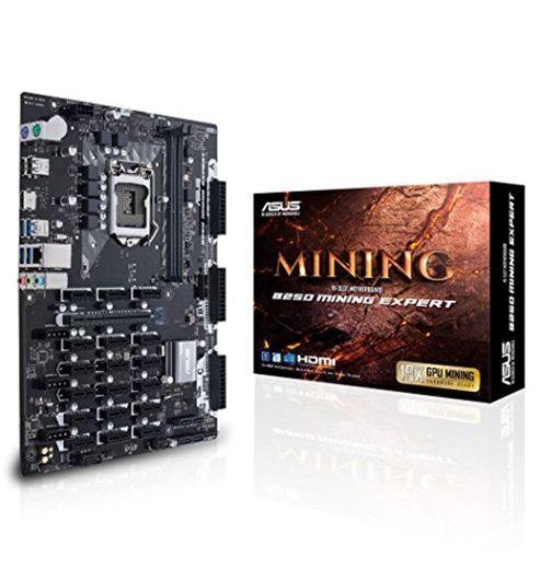 ASUS PB LGA1151 B250 Mining Expert 2DDR4 32GB HDMI 18 X PCIEXPRESS
