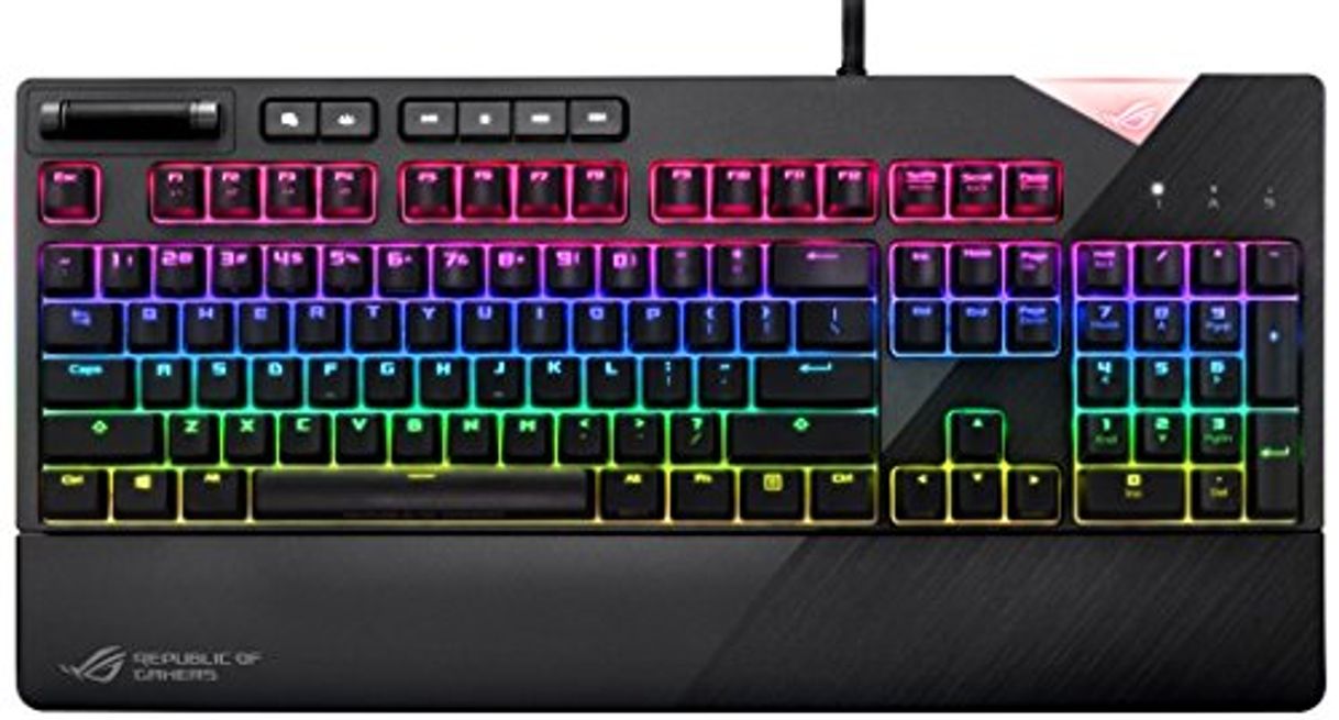 Electrónica Asus Rog Strix Flare - Teclado Mecánico con interruptores Cherry MX RGB