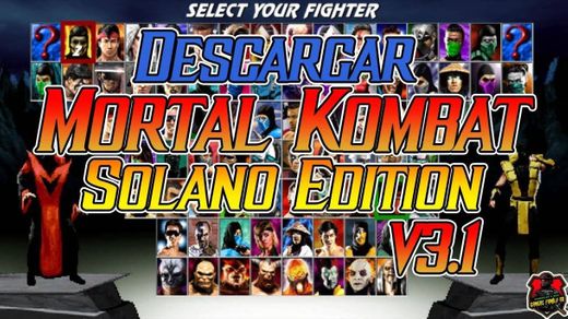 Mortal Kombat Solano Edition para Pc o Laptops 