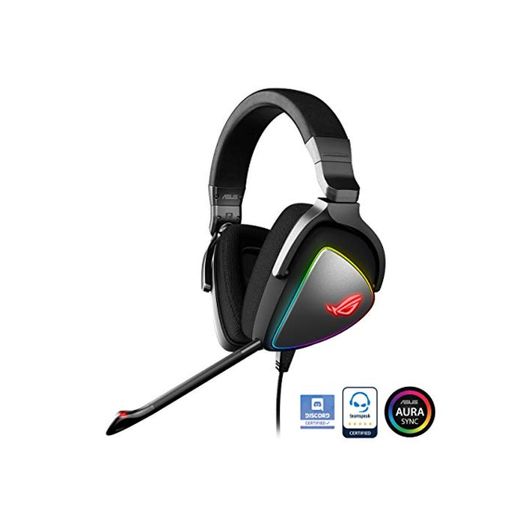 Asus ROG Delta - Auriculares gaming RGB con Hi-Res ESS Quad-DAC