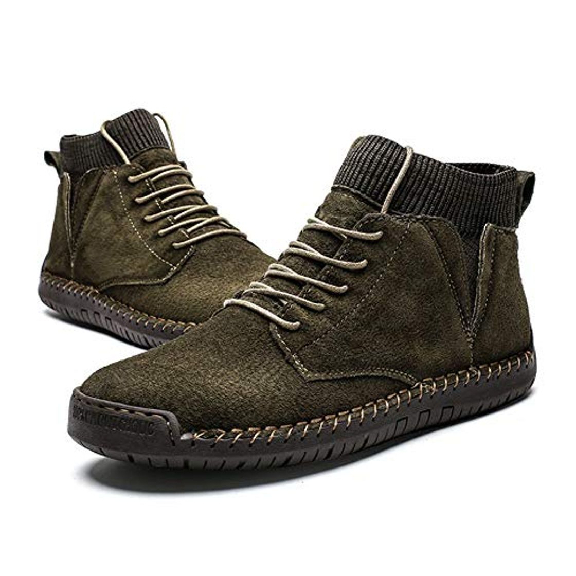 Fashion Tasty Life Botas De Nieve Masculinas, Botas De Moto De Invierno Cálidas