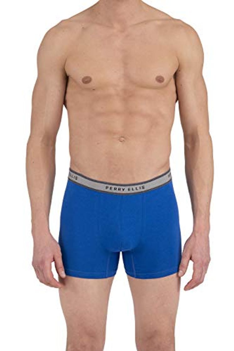 Fashion Perry Ellis - Calzoncillos tipo bóxer para hombre