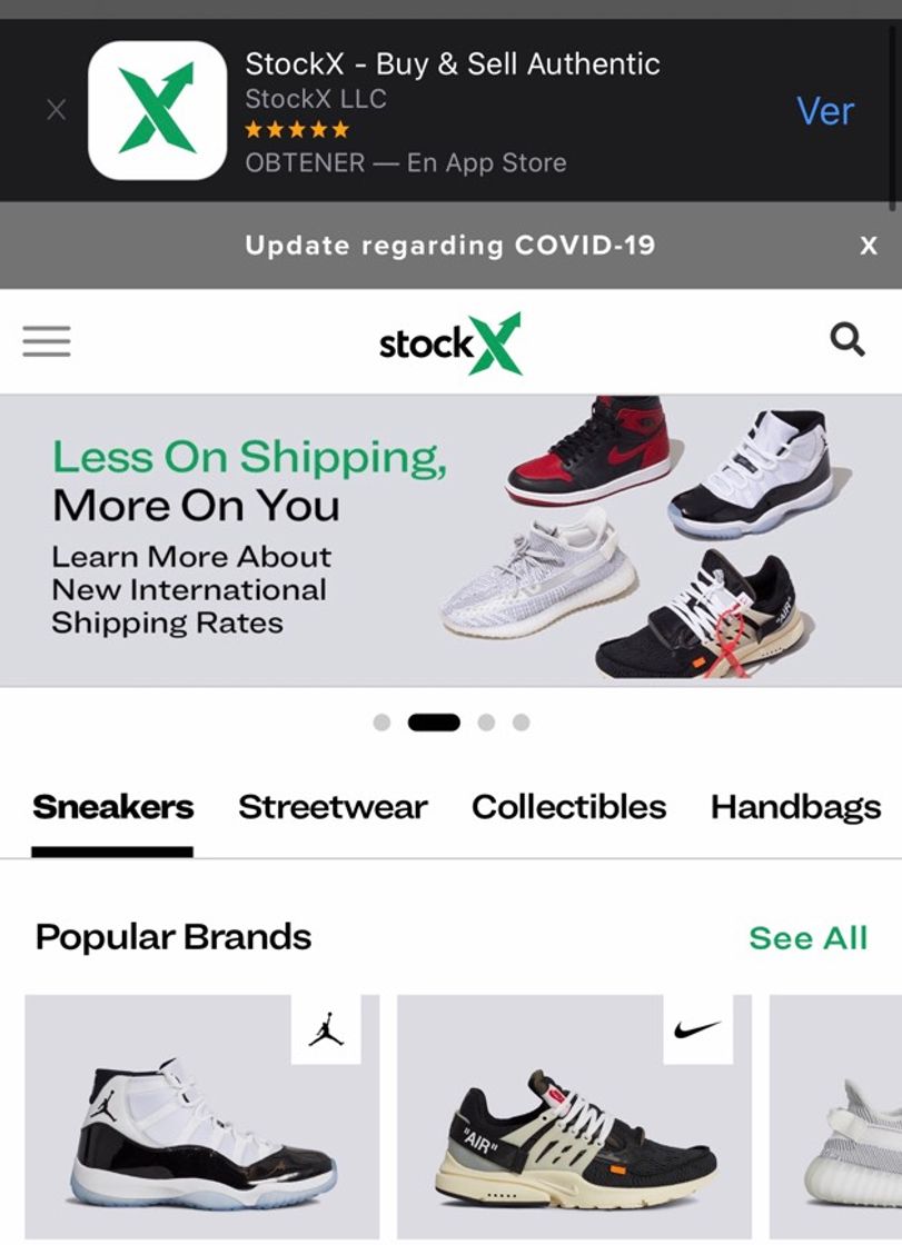 StockX: Sneakers, Streetwear, Trading Cards, Handbags, Watches