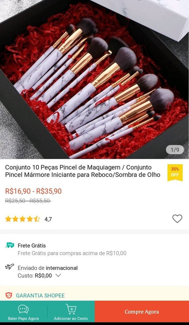 Products Conjunto de 10 pincéis