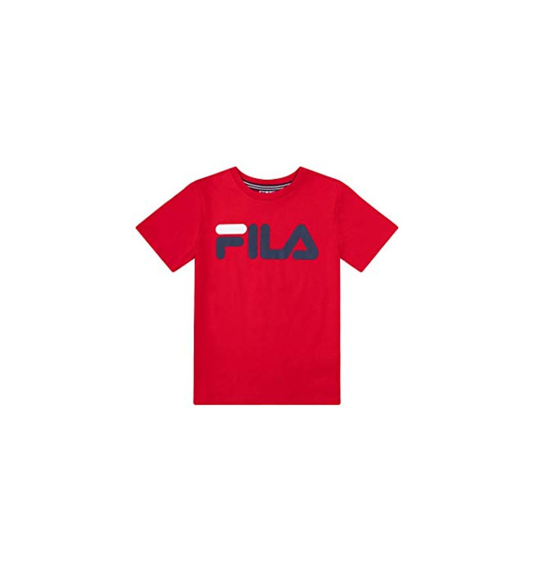 Fashion Fila Boys Classic Logo Short Sleeve Tee Shirt Top