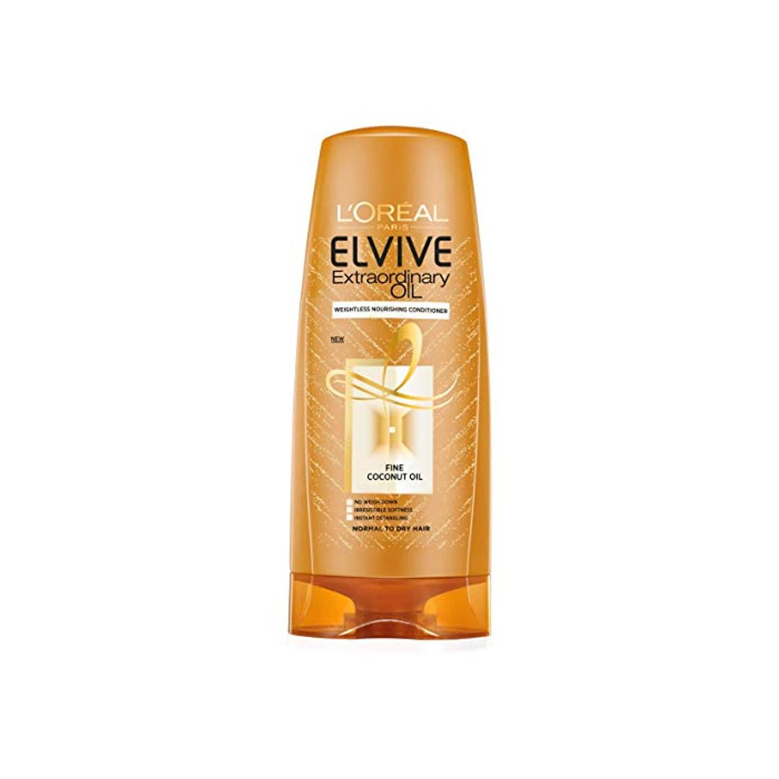Social L'Oreal Elvive Extraordinary Oil - Acondicionador de coco para cabello normal a