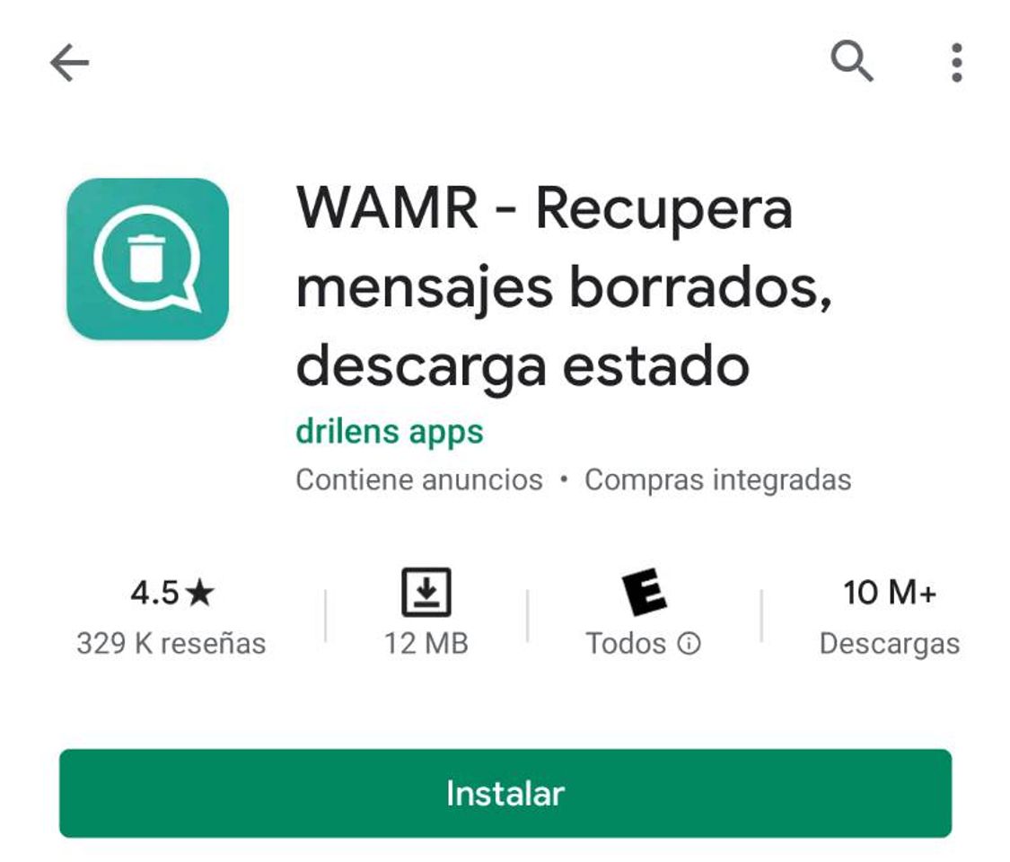 App Se te borro una conversación o por error borraste algún chat