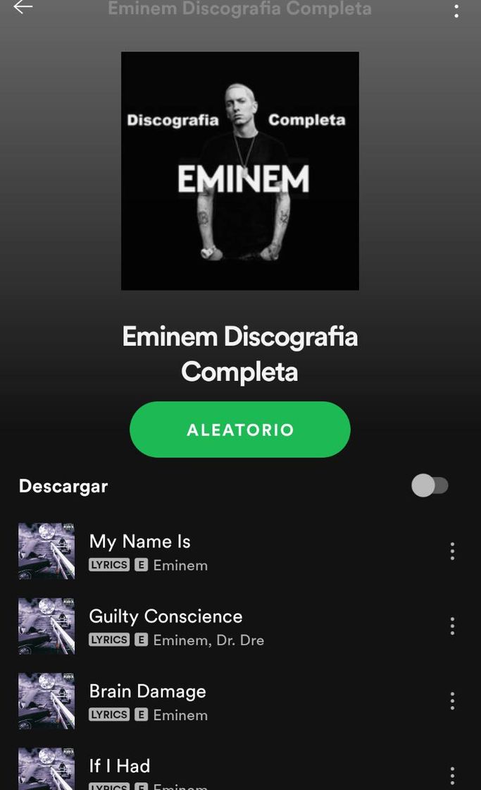 Canción EMINEM