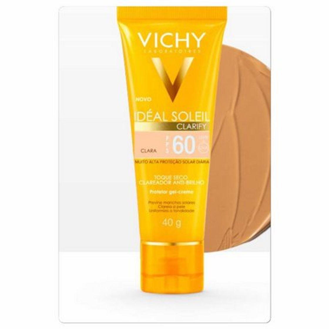 Fashion Idéal Soleil Clarify FPS 60 Vichy - Protetor Solar 