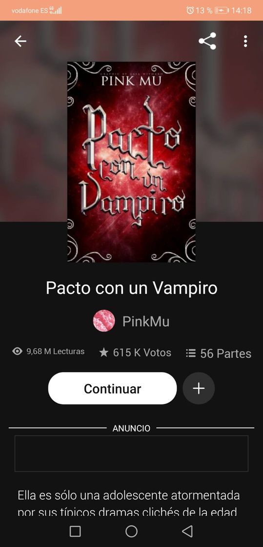 Fashion Pacto con un vampiro 