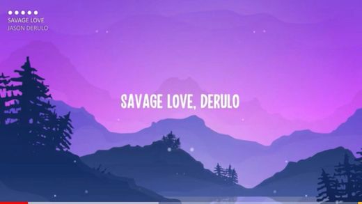 JASON DERULO SAVAGE LOVE