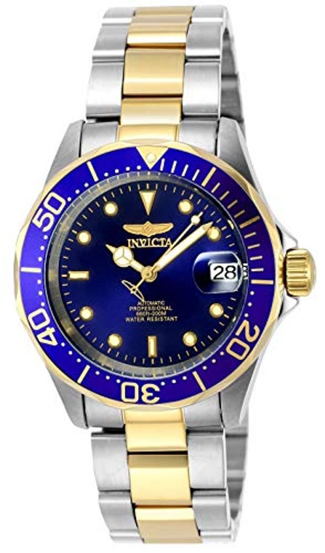 Social Invicta 8928 Pro Diver Reloj Unisex acero inoxidable Automático Esfera azul