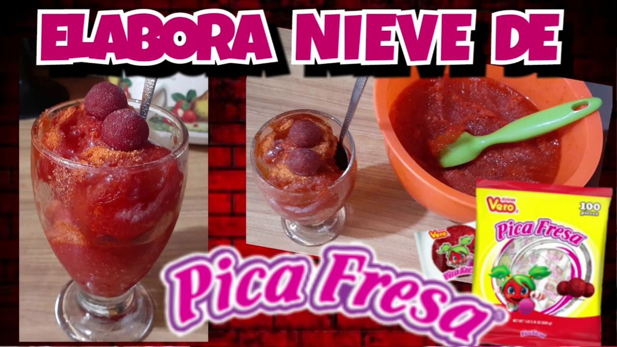 Moda Elabora Nieve de Picafresa 🍓🌶