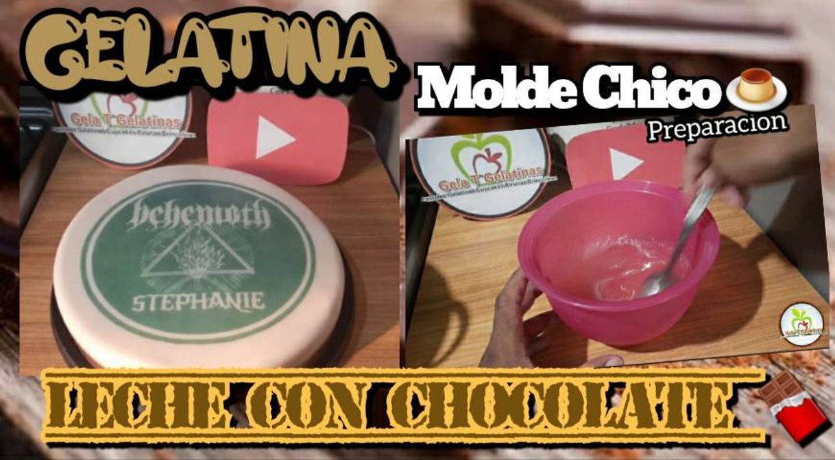 Moda Gelatina de Leche con Chocolate Molde Chico - YouTube