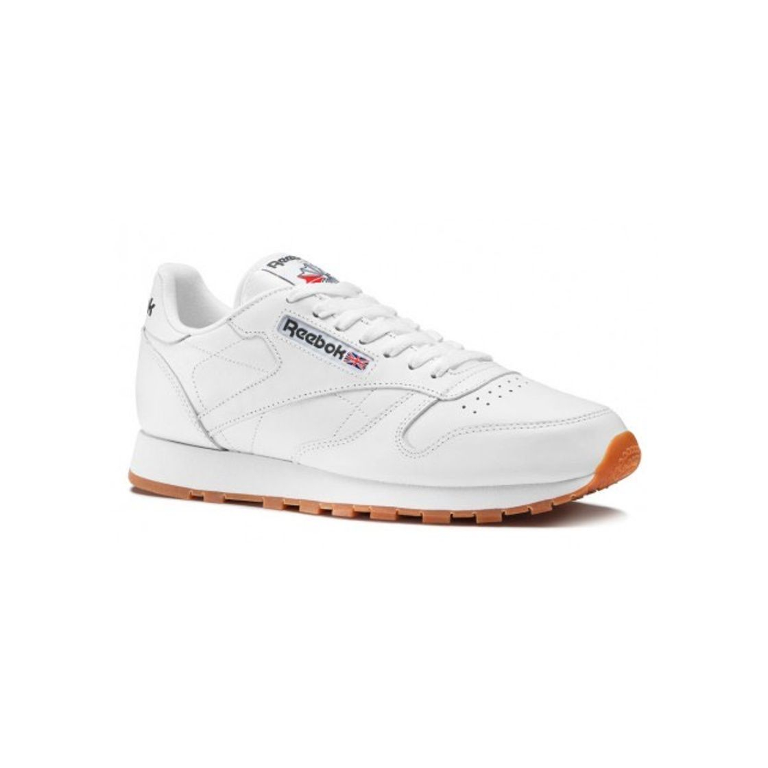 Social Reebok Classic Leather - Zapatillas de cuero para hombre, color blanco