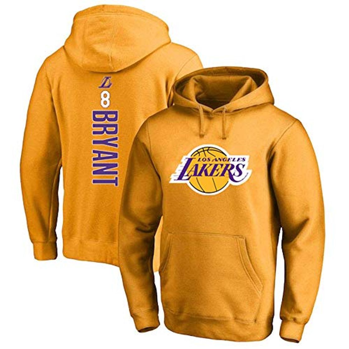 Social Hanbao Sudadera De NBA Lakers 8# Kobe Bryant Baloncesto Club Round Cuello