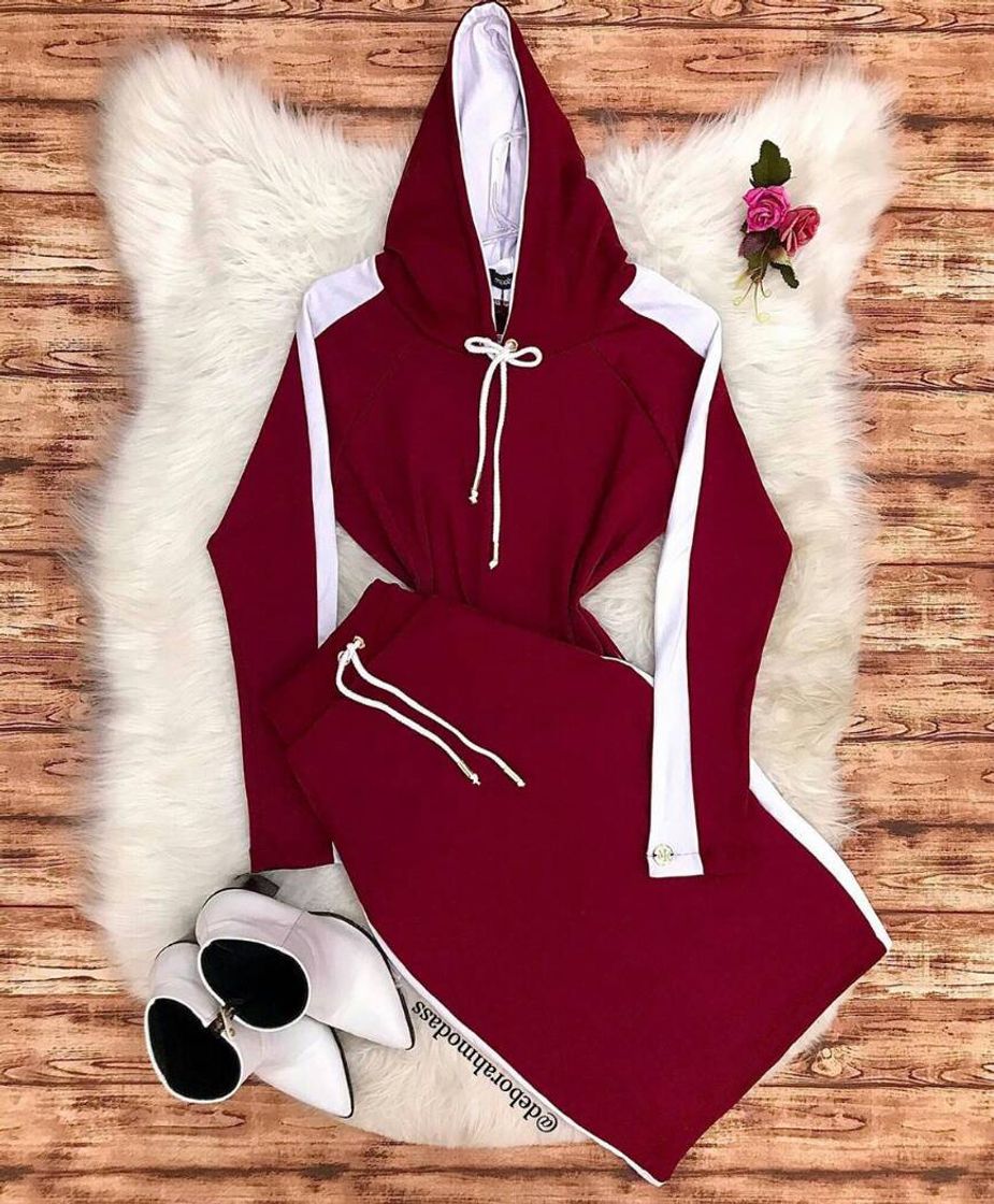Social Conjunto Moletom com saia