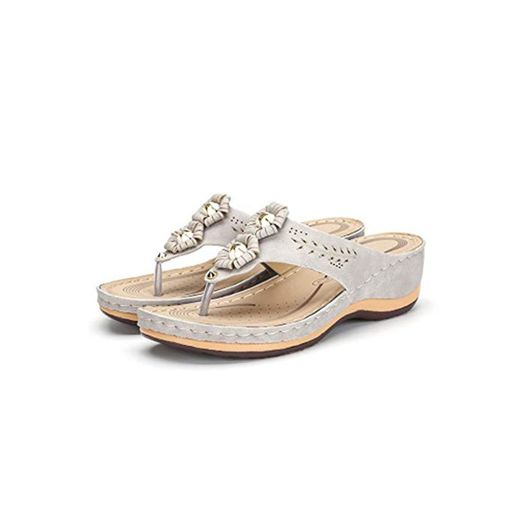 Chanclas Ligeras Antideslizantes De Gran Tamaño Zapatos De Mujer De Color Sólido Casual Europeo Sandalias De Verano Fondo Grueso