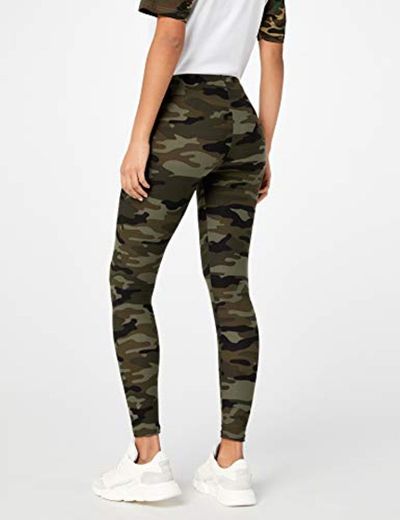 Urban Classics Mujer Leggings Camuflaje, Tanto para Vestir o como para Hacer