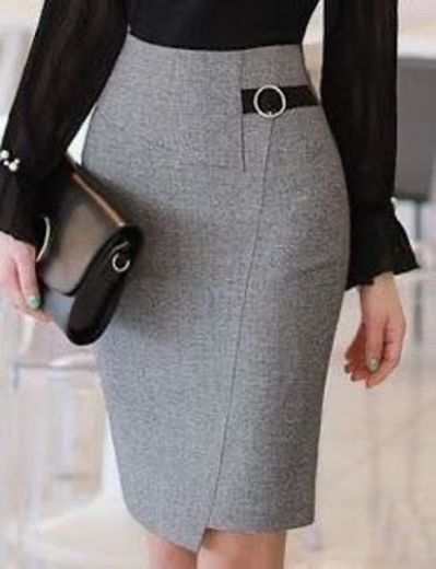 Mujer Mini Falda de Verano para Mujer Bodycon Falda Tubo de Oficina