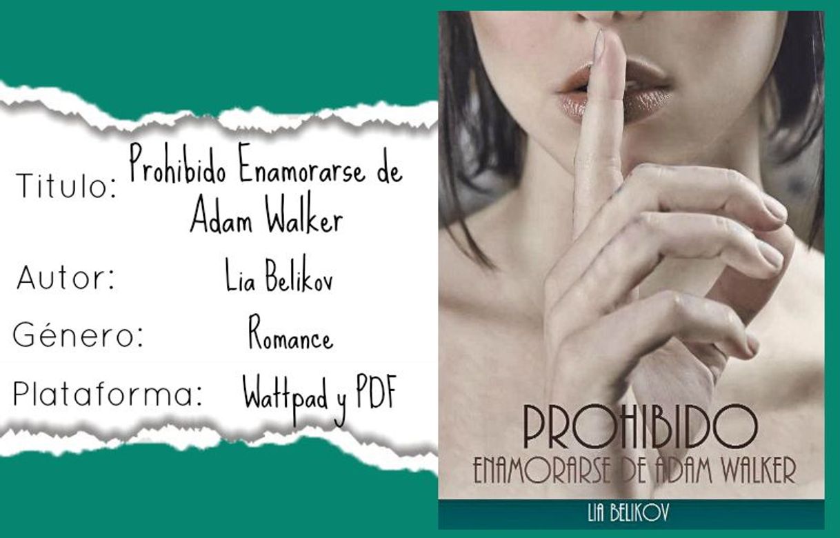 Libro Prohibido enamorarse de Adam Walker