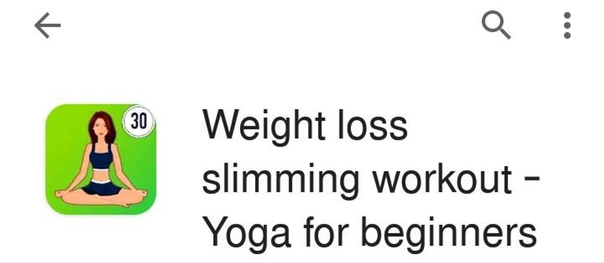 App Yoga for weight loss - Lose weight in 30 days plan - Apps on Google ...