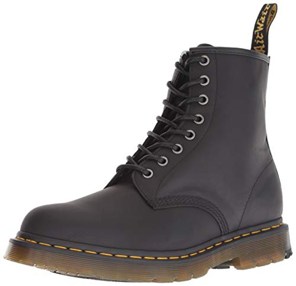 Fashion Dr. Martens 1460 8 Eye Boot, Botas de cuero Unisex, Negro