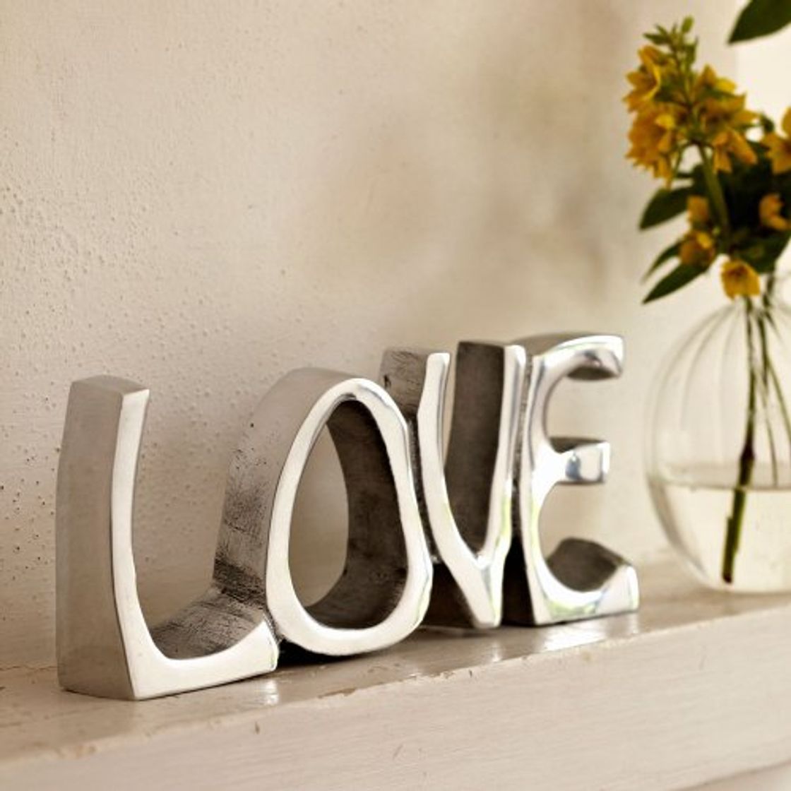 Home Objeto decorativo con la palabra Love