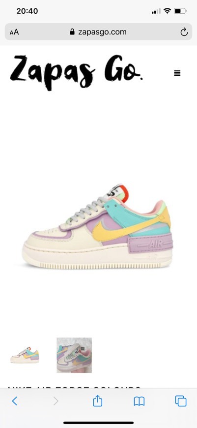 Product Nike air force colores