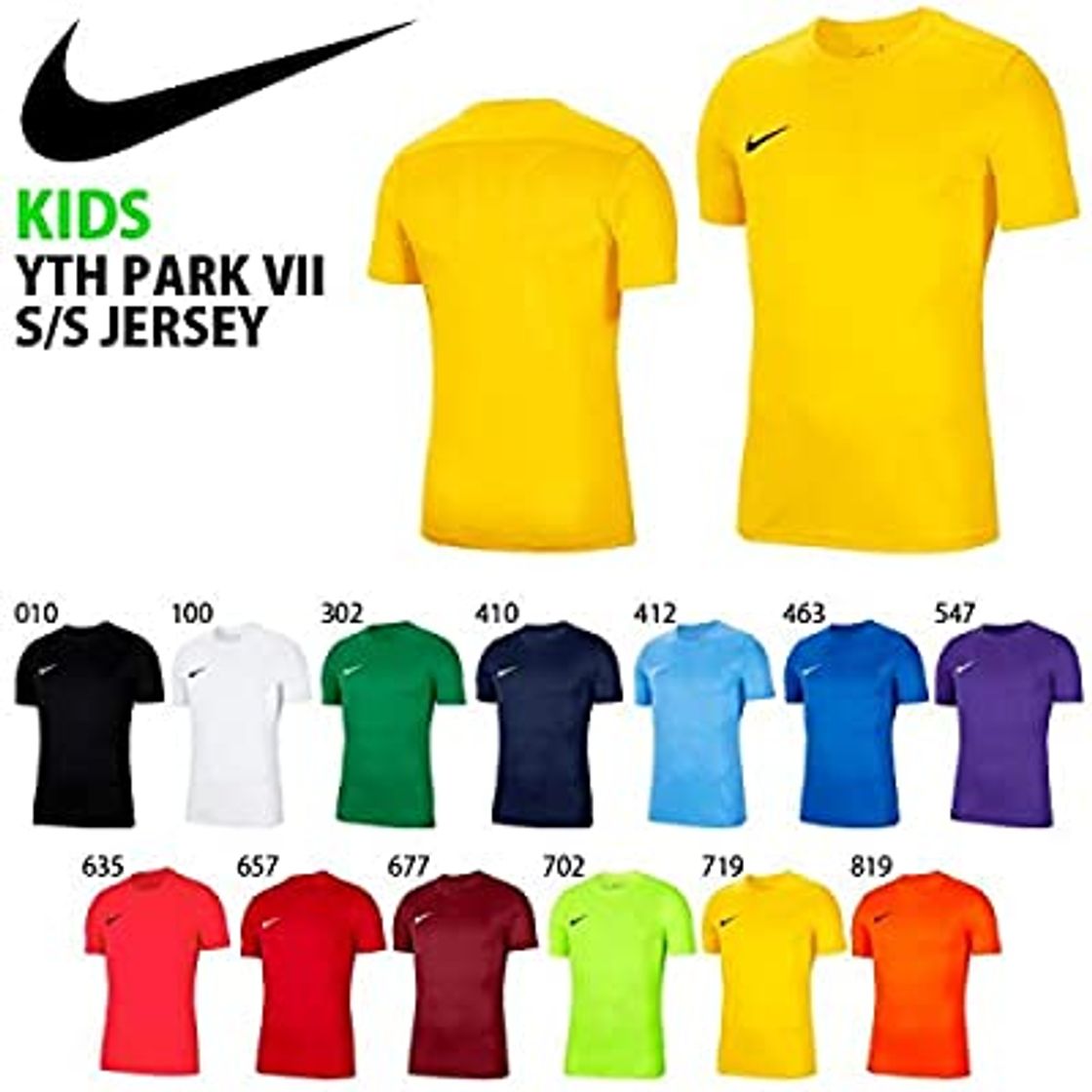 Producto Nike Y Nk Dry Park VII JSY SS Camiseta de Manga Corta