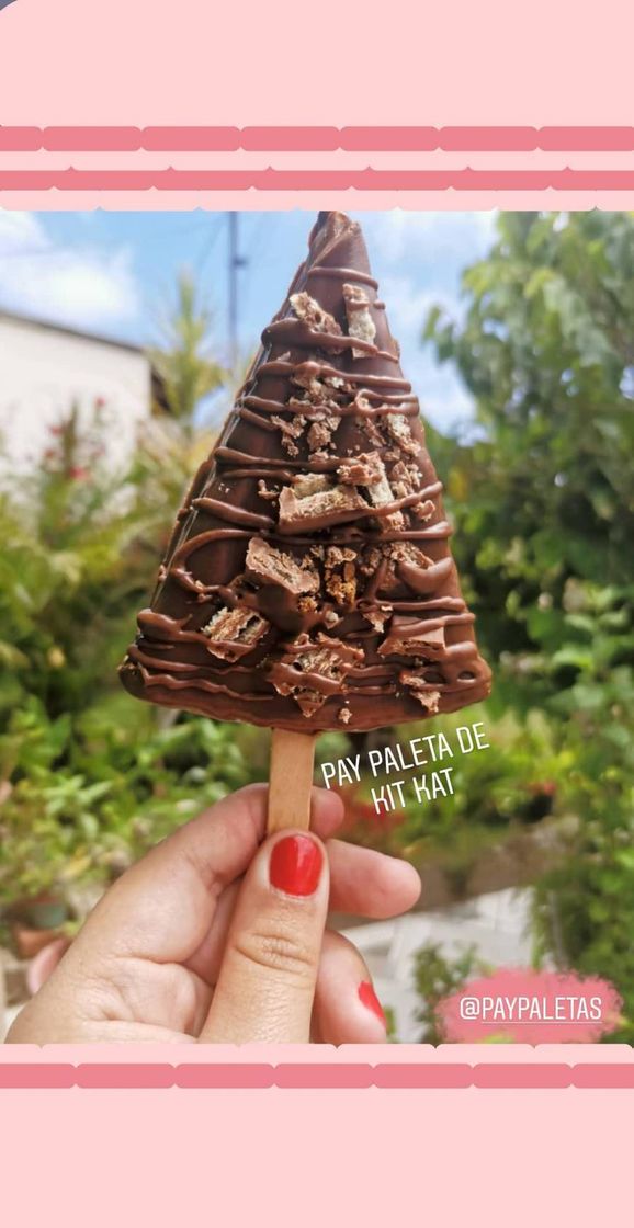 Deliciosas paletas de pay de queso💜