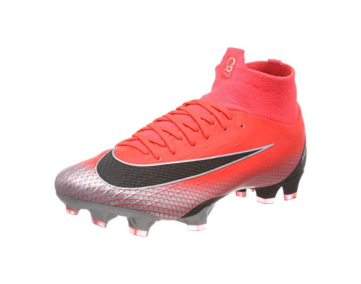 Moda Nike Superfly 6 Pro Cr7 FG, Zapatillas de Fútbol Unisex Adulto, Rojo