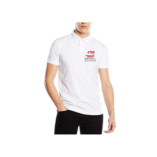 Playera Tipo Polo de Manga Corta Hombre de Ayrton Senna