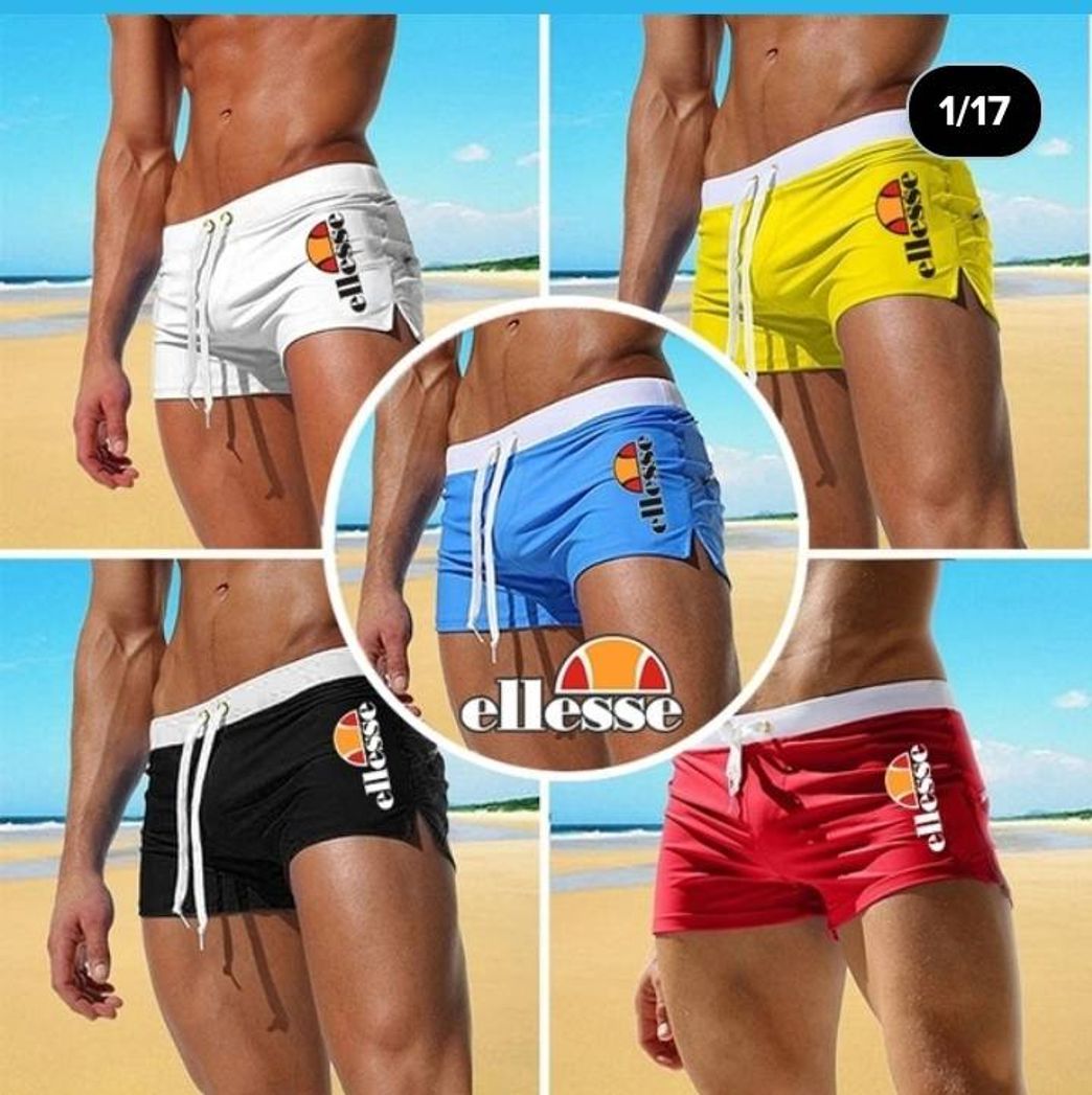 Fashion Sexy Summer Men Swimwear Surf Board Beach Swim-Trunks Boxer-