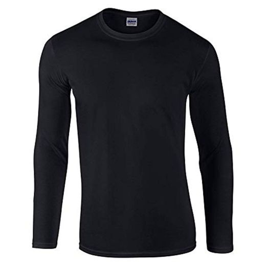 Gildan Mens Softstyle Long Sleeve Ultra Cotton Crew Neck T