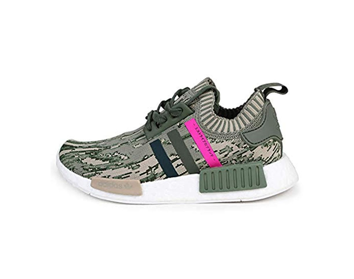 Moda Adidas NMD R W PK Zapatillas para Mujer Verde, 36 2