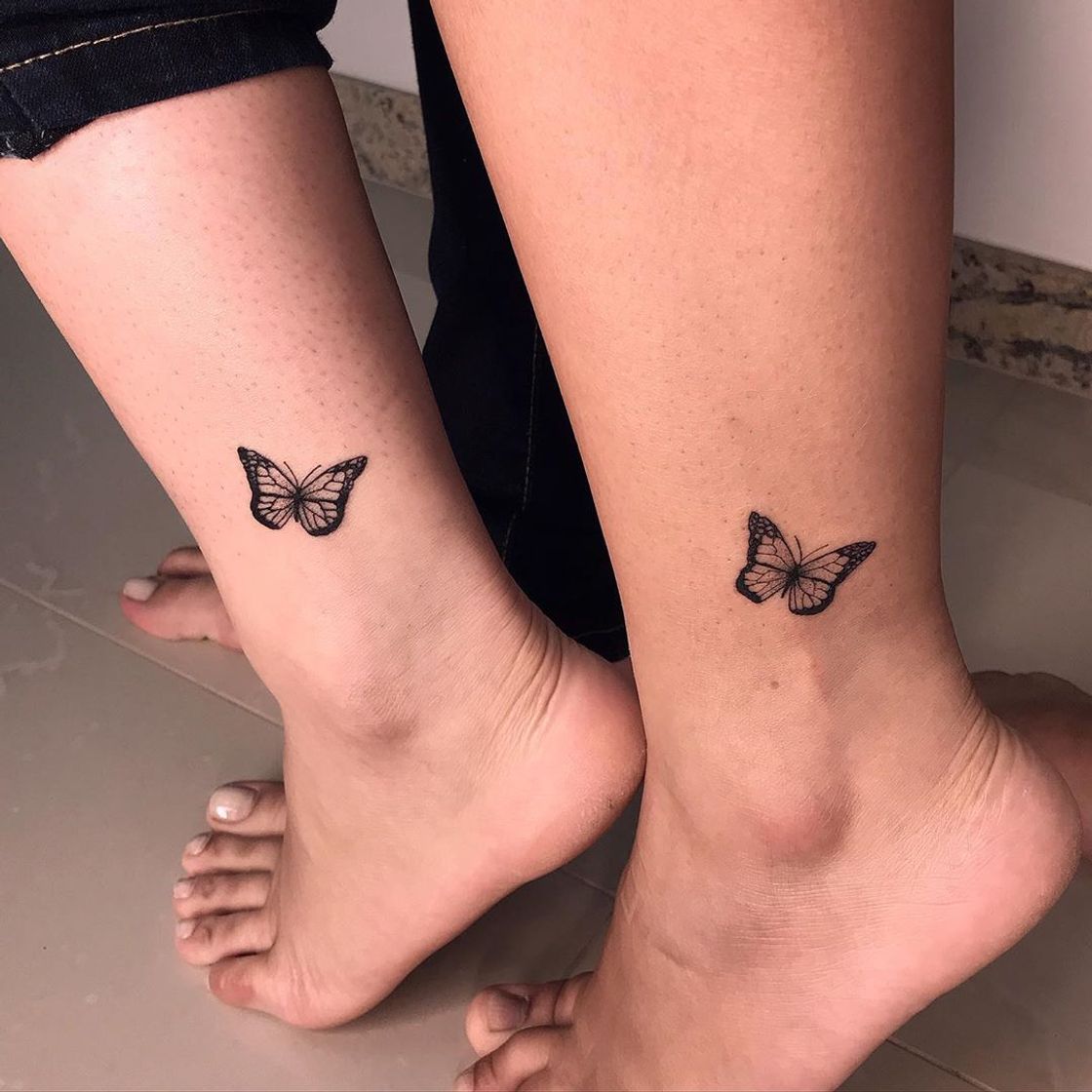 Moda Tatuagem de borboleta mini