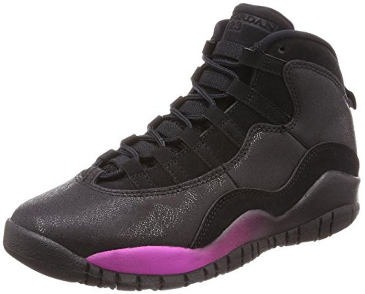 Moda Nike Air Jordan 10 Retro GG, Zapatillas de Gimnasia Unisex Niños, Negro