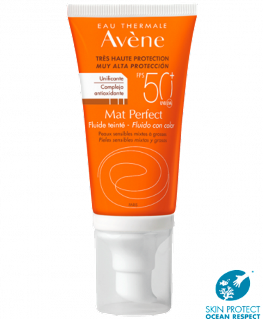 Fashion Mat Perfect Fluido FPS 50+ CON COLOR | Eau thermale Avène